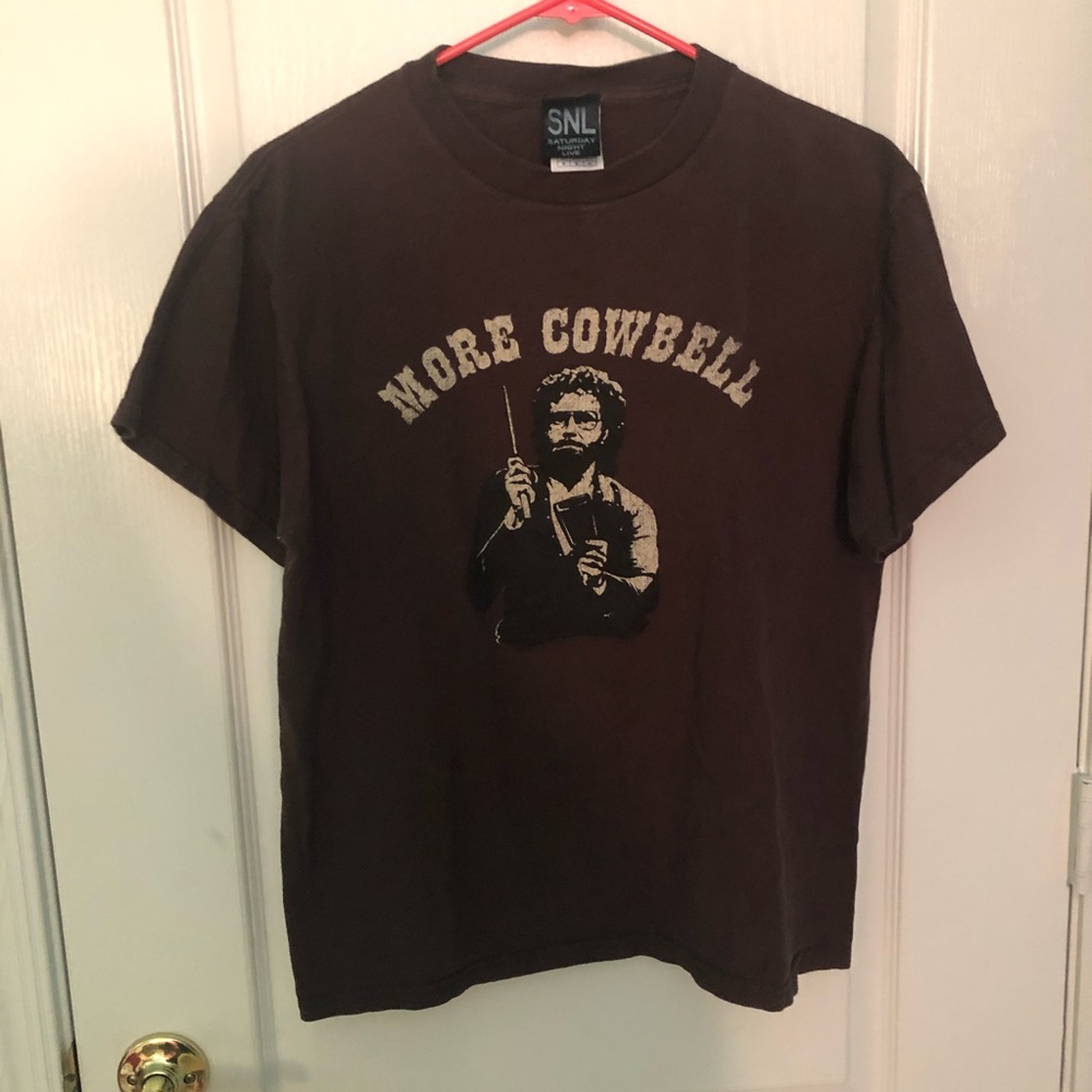 SNL More Cowbell Shirt Brown Saturday Night Live